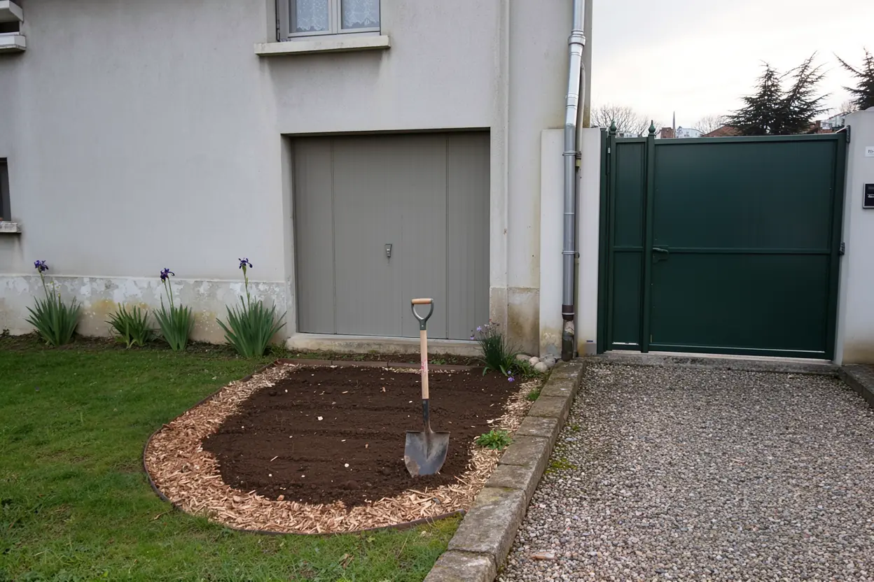 Accès dégagé après rognage de souche à Riom